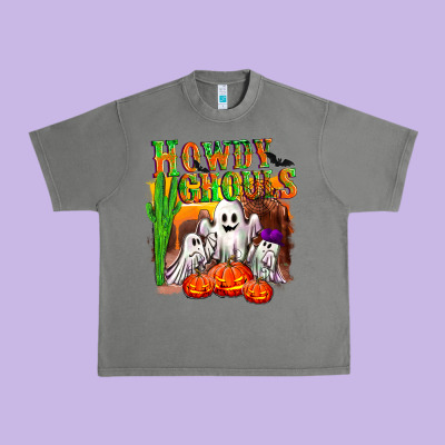 Howdy Ghouls Urban Heavy Tee Designed By Nancycooperartshop