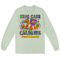Matcha king cake calories dont count mardi gras Long Sleeve Tee - CowGirlArtShop