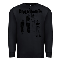 Black hanging with the replacements Premium Sweatshirt - tuanDangUi