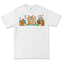 White just a girl who loves fall libbey glass Premium Tee - BundleAndBundleShop