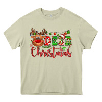 Mossy Deer Christmas reindeer Heavy Core Tee - NancyCooperArtShop