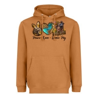 Meerkat peace love duroc pig Heavyweight Hoodie - LillyAllenDesigns