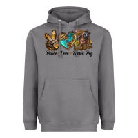 Storm peace love duroc pig Heavyweight Hoodie - LillyAllenDesigns