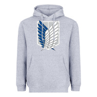 Heather Grey wings of liberty Heavyweight Hoodie - tuanDangUi
