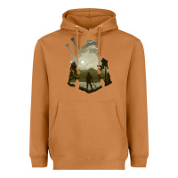 Meerkat the witcher geralt hero sword companion minima list illusion art Heavyweight Hoodie - tuanDangUi