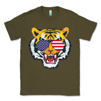 Army Green America Merica Tiger Classic Tee - Bettercallsaul