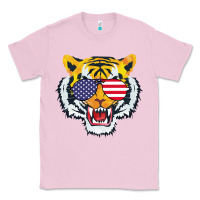 Bubblegum Pink America Merica Tiger Classic Tee - Bettercallsaul