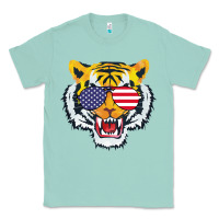 Seafoam America Merica Tiger Classic Tee - Bettercallsaul