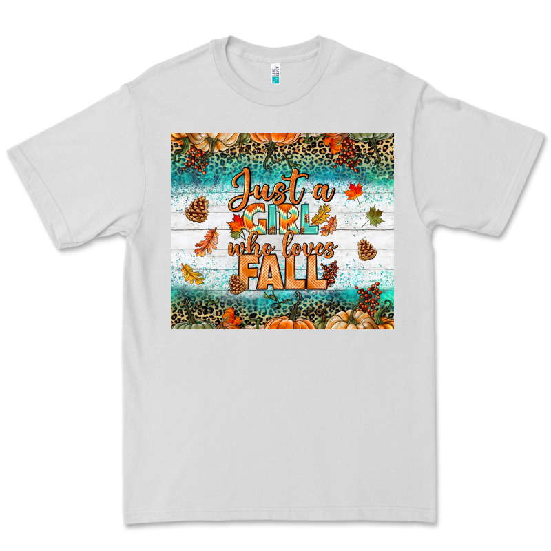 Just A Girl Who Loves Fall Tumbler Premium Tee by BundleAndBundleShop | Teevron