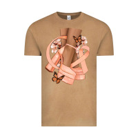 Vintage Camel Cancer diva peach ribbon Vintage Tee - NancyCooperArtShop