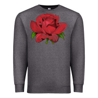 Charcoal Heather Oklahoma Rose Illustrations Premium Sweatshirt - LillyAllenDesigns