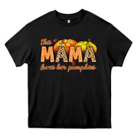 Black this mama loves her pumpkins Heavy Core Tee - MaliasSmallBusiness