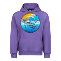 Tulip humpback whale Urban Hoodie - BarkalooDesign
