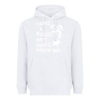 White i aint a killer but dont push me Heavyweight Hoodie - tuanDangUi