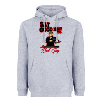 Heather Grey say good night to the bad guy Heavyweight Hoodie - tuanDangUi
