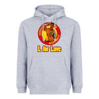 Heather Grey l for love Heavyweight Hoodie - tuanDangUi