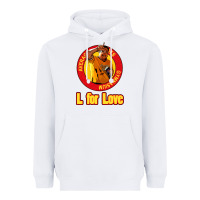 White l for love Heavyweight Hoodie - tuanDangUi