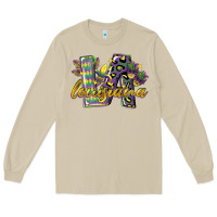 Mushroom louisiana leopard mardi gras 12 inches 300 dpi Long Sleeve Tee - CowGirlArtShop