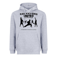 Heather Grey ass kickers united Heavyweight Hoodie - tuanDangUi