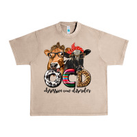 French Oak OCD Obsessive Cow Disorder Urban Heavy Tee - texasbilliewilder