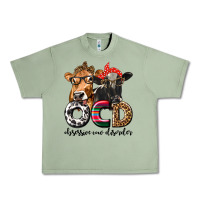Oil Green OCD Obsessive Cow Disorder Urban Heavy Tee - texasbilliewilder