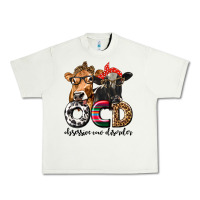 Pistachio OCD Obsessive Cow Disorder Urban Heavy Tee - texasbilliewilder