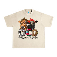 Sandshell OCD Obsessive Cow Disorder Urban Heavy Tee - texasbilliewilder