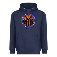Navy nyk drip Heavyweight Hoodie - tuanDangUi