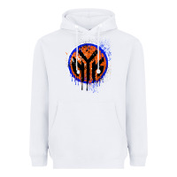 White nyk drip Heavyweight Hoodie - tuanDangUi