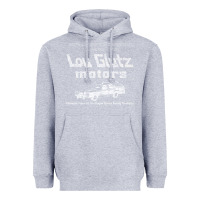 Heather Grey lou glutz motors (national lampoon's vacation) Heavyweight Hoodie - tuanDangUi