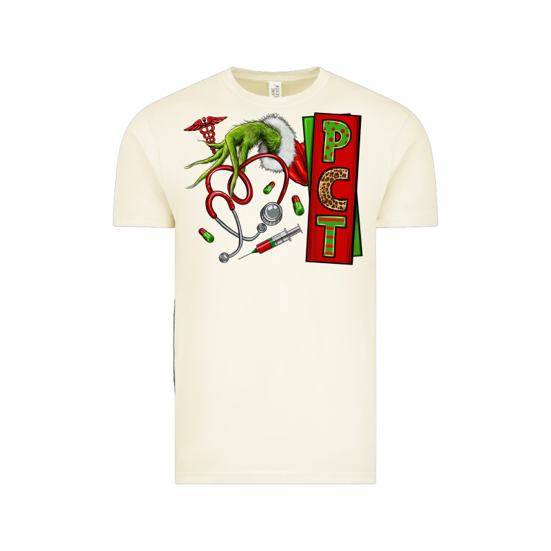 Christmas Character Nurse Vintage Tee by NancyCooperArtShop | Teevron