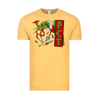Vintage Mustard Christmas Character Nurse Vintage Tee - NancyCooperArtShop