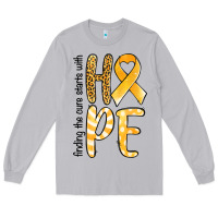 Moon Dust finding the cure starts with hope childhood cancer awareness Long Sleeve Tee - Jasminsmagicworld