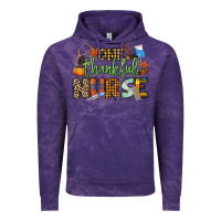 Cloud Purple One thankful Nurse Vintage Hoodie - NancyCooperArtShop