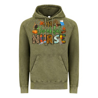 Vintage Olive One thankful Nurse Vintage Hoodie - NancyCooperArtShop