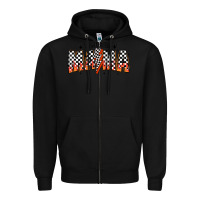 Black baddas mama Zipper Hoodie - CowhideDigitalArt