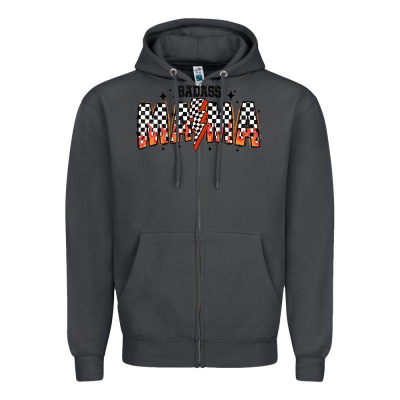 Baddas Mama Zipper Hoodie by CowhideDigitalArt | Teevron