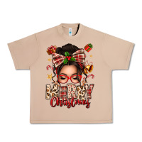 Burro merry christmas messy bun Urban Heavy Tee - texasbilliewilder