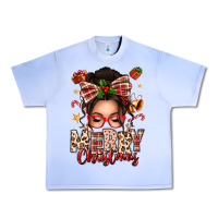 Grape Ice merry christmas messy bun Urban Heavy Tee - texasbilliewilder