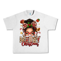 Lunar Rock merry christmas messy bun Urban Heavy Tee - texasbilliewilder