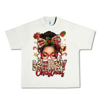 Pistachio merry christmas messy bun Urban Heavy Tee - texasbilliewilder