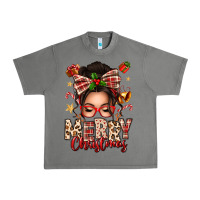 Tornado merry christmas messy bun Urban Heavy Tee - texasbilliewilder