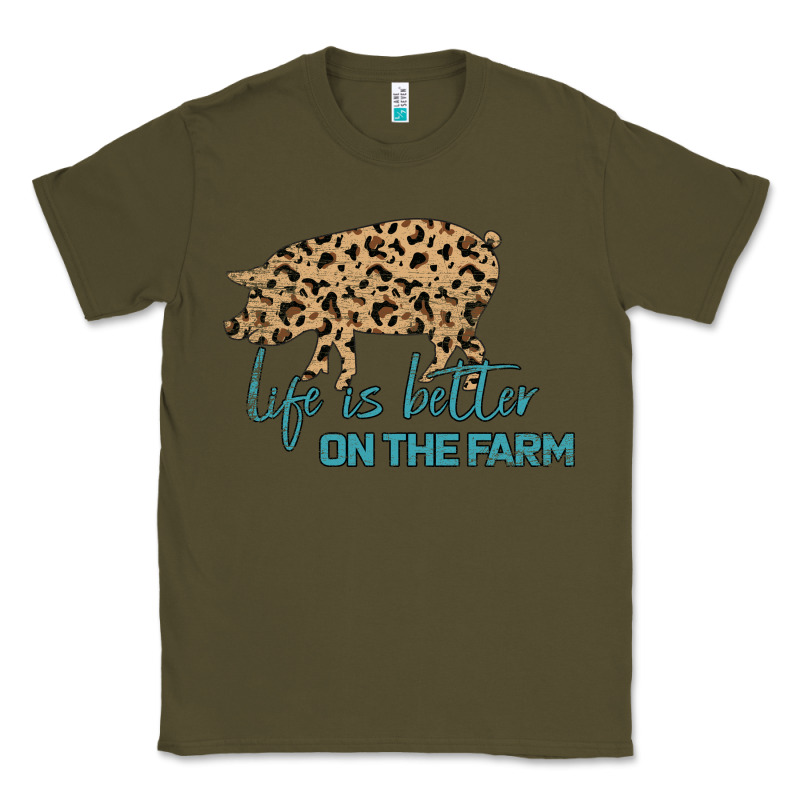 Life Is Better On The Farm Classic Tee by Bettercallsaul | Teevron