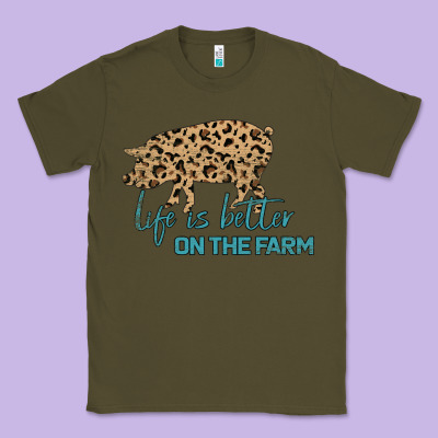 Life Is Better On The Farm Classic Tee Designed By Bettercallsaul