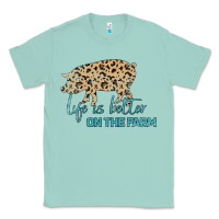 Seafoam Life is Better on the Farm Classic Tee - Bettercallsaul