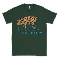 Sports Green Life is Better on the Farm Classic Tee - Bettercallsaul