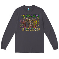 Smoke im just here for the crawfish Long Sleeve Tee - CowGirlArtShop