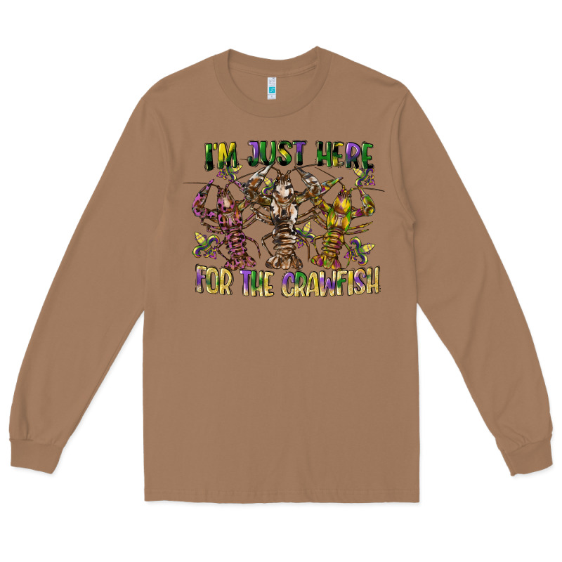 Im Just Here For The Crawfish Long Sleeve Tee by CowGirlArtShop | Teevron