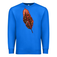 True Royal croton leaf Premium Sweatshirt - LillyAllenDesigns