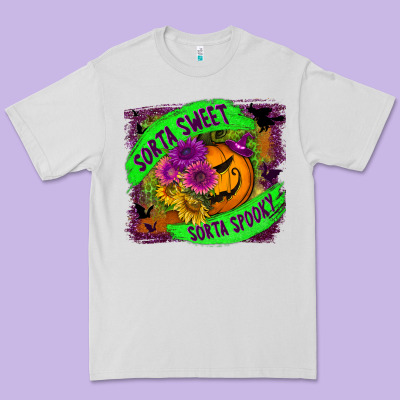 Sorta Sweet Spooky Premium Tee Designed By Bundleandbundleshop